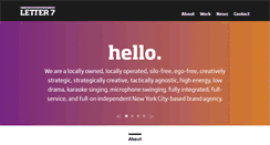 Desktop Screenshot of letter7brands.com